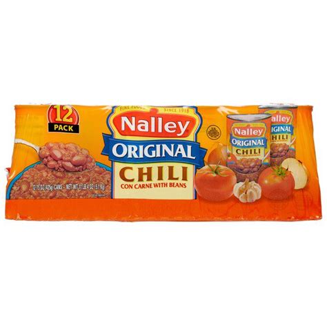 Nalley Original Chili 12 X 15 Oz Costco Food Database
