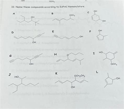 IUPAC Compound Nomenclature Rules