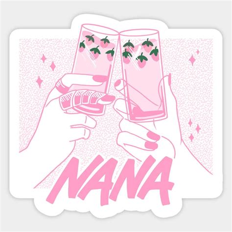 Nana Strawberry Glasses By Moonbeansandrice Nana Sticker Design Nana Strawberry Glasses By Moonbeansandrice Nana Sticker Design