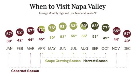 Napa Valley Weather 7 Day Forecast And Seasonal Information