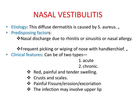 Nasal Vestibulitis What Is It And How Is It Treated