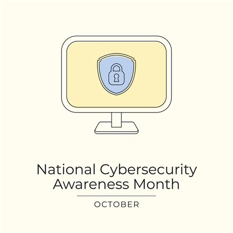 National Cybersecurity Awareness Month Design Template Good For