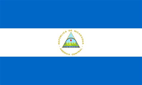 National Flag Of Nicaragua Nicaragua Flag Pictures History And Meaning