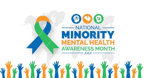 National Minority Mental Health Awareness Month Background Banner