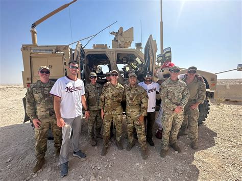 Nationals To Visit Al Udeid Air Base In Qatar For Third Annual Nats On Base Abroad By Nationals Communications Curly W Live