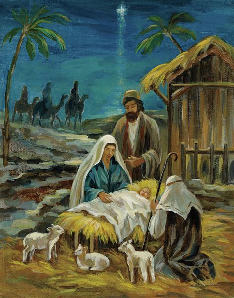 Nativity Scene Art Print By Silvia Vassileva Fine Art America