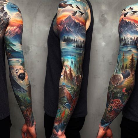 Nature Tattoo Sleeve Embrace The Wilderness On Your Canvas Your Own Nature Tattoo Sleeve Embrace The Wilderness On Your Canvas Your Own