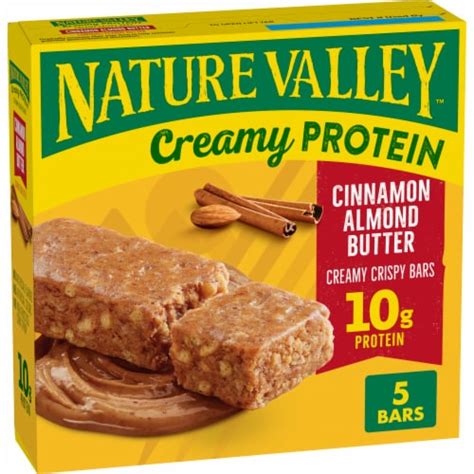 Nature Valley Creamy Protein Cinnamon Almond Butter Snack Bars 5Ct 1 49 Oz Fred Meyer