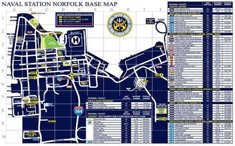Naval Station Norfolk Map