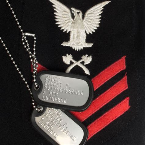 Navy Dog Tag Regulations