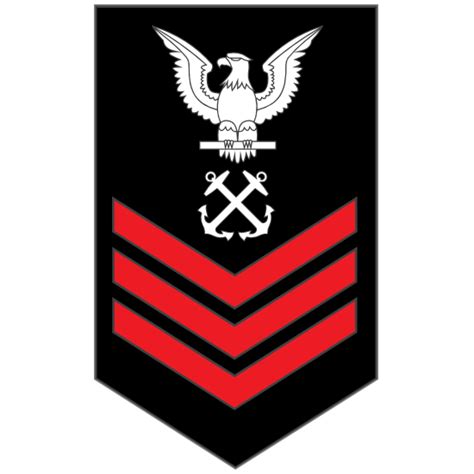 Navy E 6 Petty Officer First Class Red Decal Military Graphics