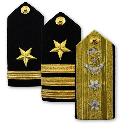 Navy Male Hard Shoulder Board Line Sold In Pairs Usamm