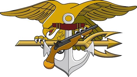 Navy Seals Logo Images Premium Vector Emblem Of The United States