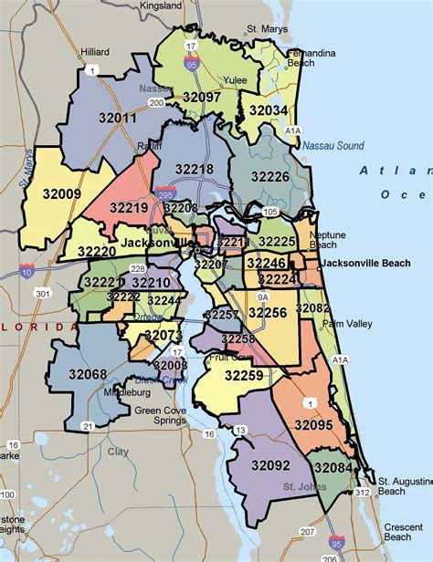 Ne Fl Zip Code Map
