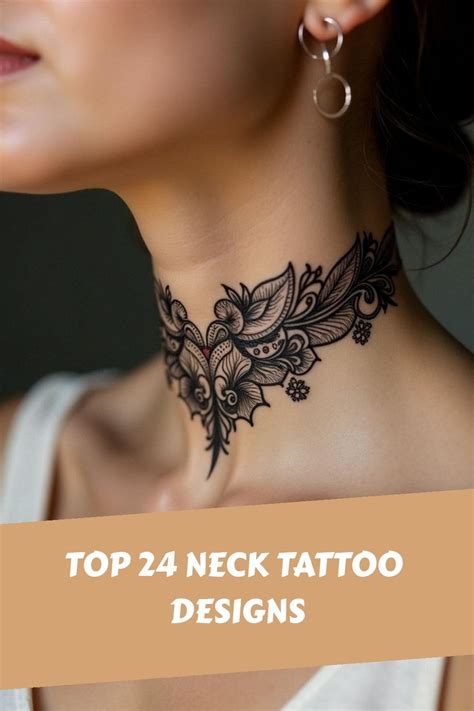 Neck Tattoo Design Ideas For Women Tattoo Pick