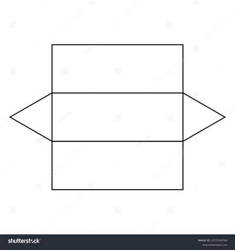 Net Drawing Of A Triangular Prism