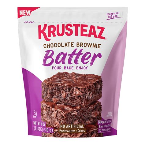 New Chocolate Brownie Batter Krusteaz New Chocolate Brownie Batter Krusteaz