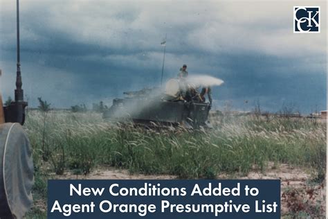 New Conditions Added To Agent Orange Presumptive List 2021 Cck Law New Conditions Added To Agent Orange Presumptive List 2021 Cck Law