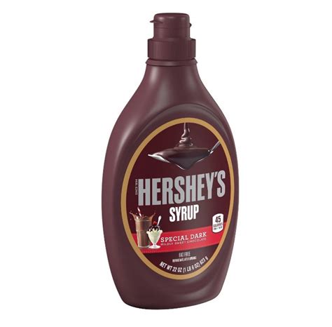 New Hersheys Chocolate Special Dark Topping Ice Cream Syrup Bottle New Hersheys Chocolate Special Dark Topping Ice Cream Syrup Bottle