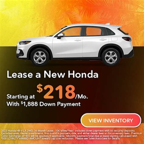 New Honda Lease Specials Deals In Las Vegas Honda West
