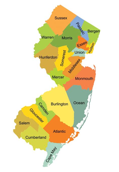 21 NJ Counties