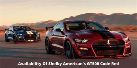 New Limited Edition Shelby American Code Red Shelby Gt500