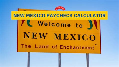 New Mexico Paycheck Calculator 2025 2026
