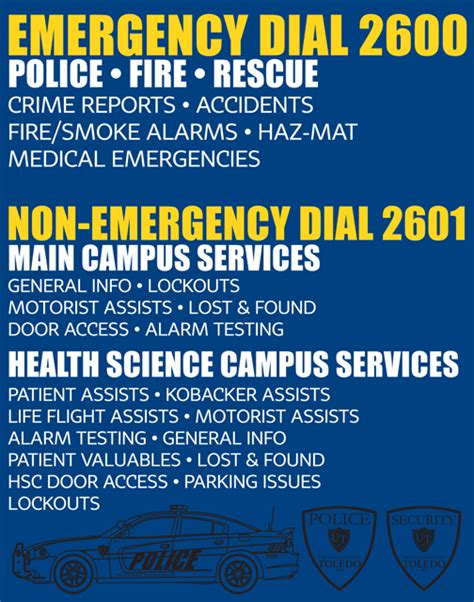 New Phone Number For Non Emergency Assistance Utoledo News