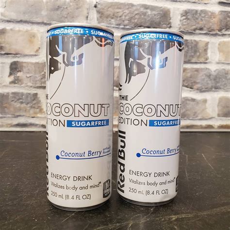 New Red Bull Sugar Free Coconut Edition