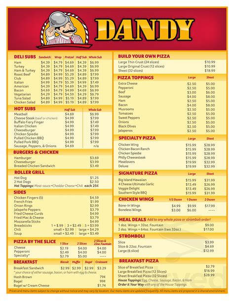 New Salem Mini Mart Menu New Salem Mini Mart Menu