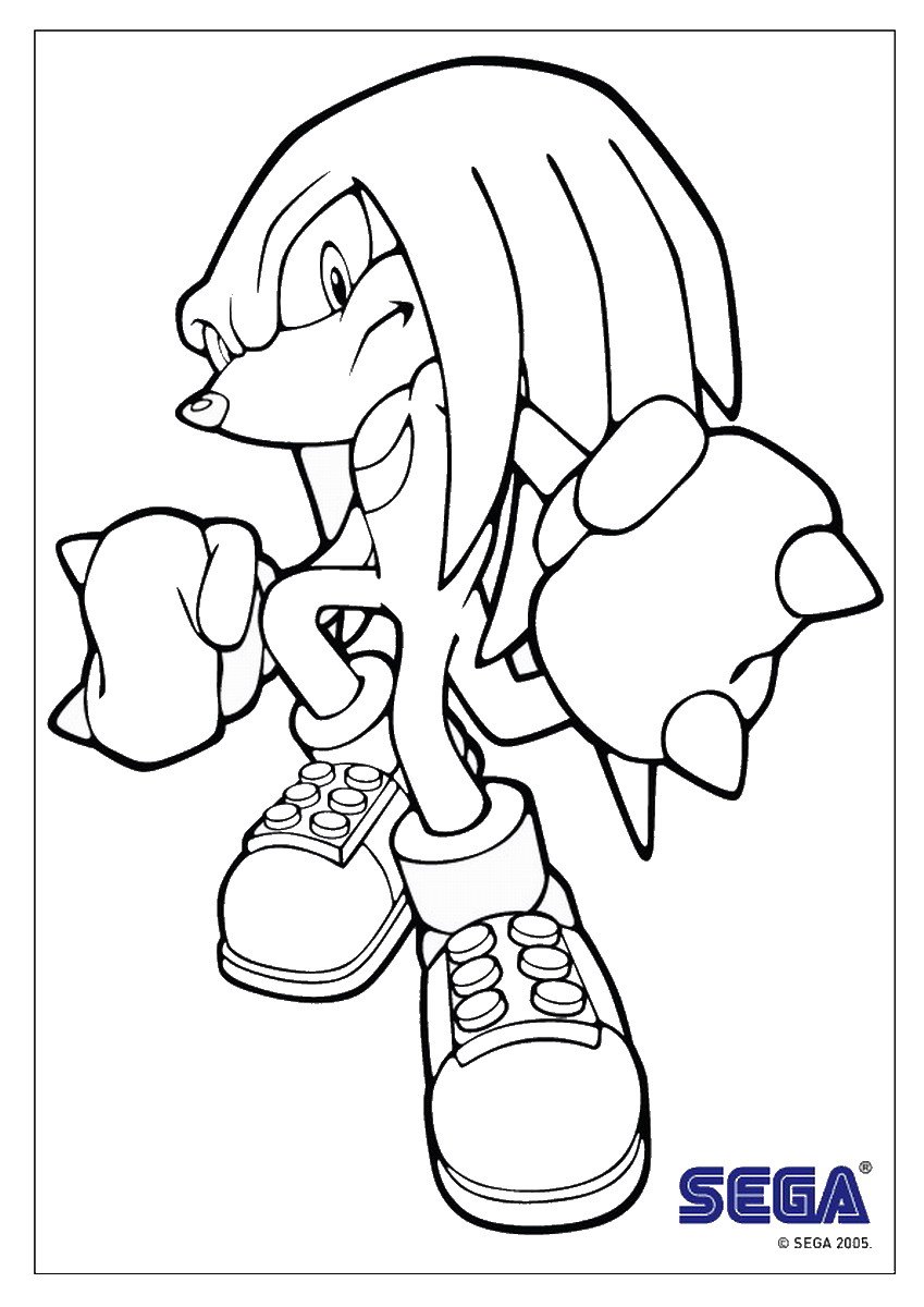 New Sonic The Hedgehog Coloring Pages For Fun Education