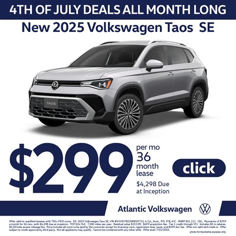 New Vehicle Specials Near Atlantic City Atlantic Volkswagen