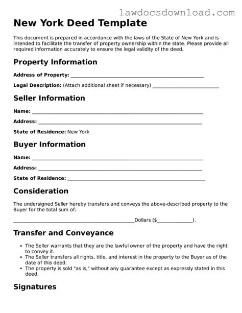 New York Deed Forms Eforms
