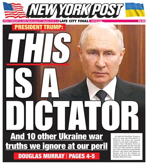 New York Post Cover For February 17 2025 New York Post