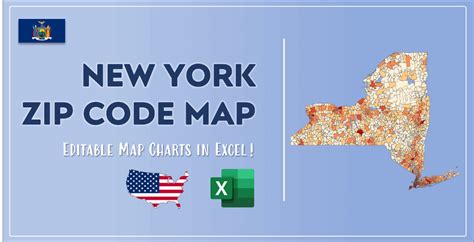 New York Zip Code Map And Population List In Excel