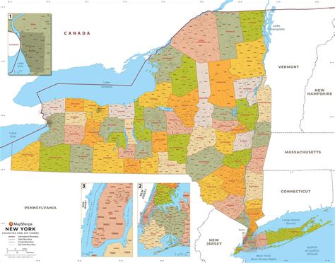 New York Zip Code Map With Counties