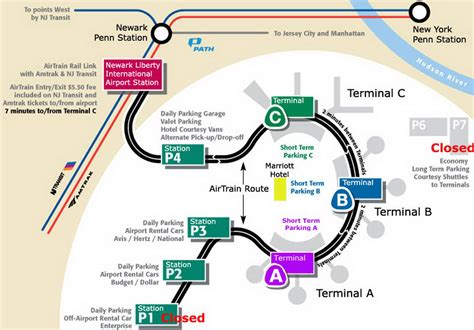 Newark Airport Terminals Guide Newark Airport Long Term Parking