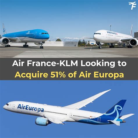 News: 🔺 The Air France-Klm Group Has Reportedly Submitted A Bid To Acquire  A 51% Stake In Air Europa. The Airline Group Has Proposed Paying €300  Million And Taking Over €475 Million