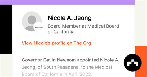 Nicole A Jeong Board Member At Medical Board Of California The Org Nicole A Jeong Board Member At Medical Board Of California The Org