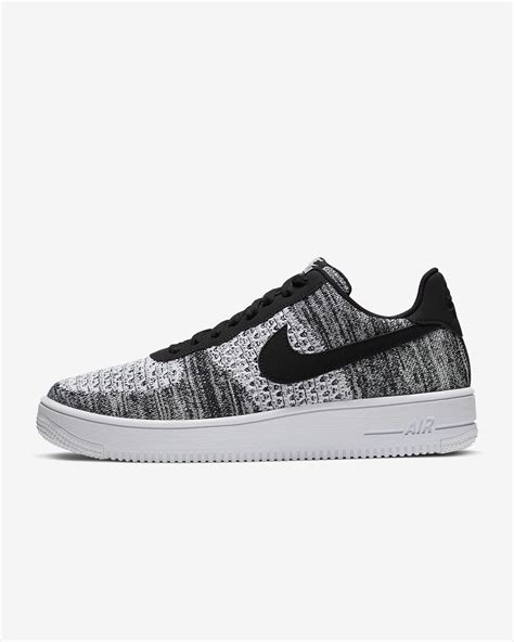 Nike Air Force 1 Flyknit 2 0 Trainers Black Nike Air Force 1 Flyknit 2 0 Trainers Black
