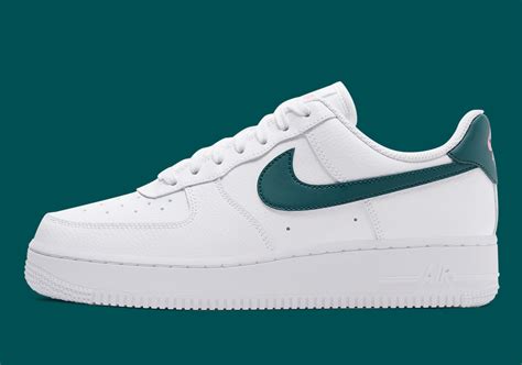 Nike Air Force 1 White Dark Teal Green 315115 163 Sneakernews Com