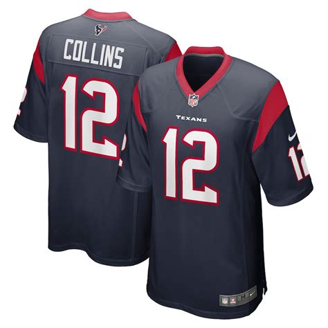 Nike Nico Collins Houston Texans Nfl Game Football Jersey Blue Nike Nico Collins Houston Texans Nfl Game Football Jersey Blue