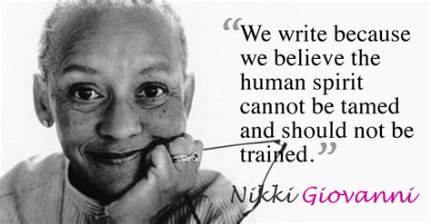 Nikki Giovanni Quote On Poetry Novel Writing Inspiration Writing