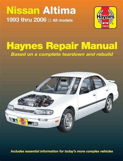 Nissan Altima 1993 Thru 2006 Haynes Repair Manual Haynes John H 9781563927225 Amazon Com Books Nissan Altima 1993 Thru 2006 Haynes Repair Manual Haynes John H 9781563927225 Amazon Com Books