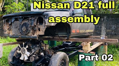 Nissan D21 Full Restoration Body Fitting Rust Repair And Painting Part 2 Youtube