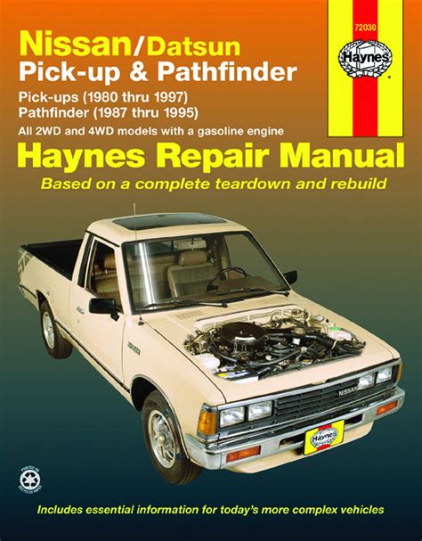 Nissan Datsun Pickups 1980 Thru 1997 And Pathfinder 1987 Thru 1995 Haynes Repair Manual Pick Up 1980 Thru 1997 Pathfinder 1987 Thru 1995 Haynes Manuals Haynes John Amazon In Books