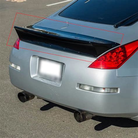 Nissan Fairlady 350Z Black Stillen Look Duck Tail Trunk Spoiler 2002 K2 Industries Nissan Fairlady 350Z Black Stillen Look Duck Tail Trunk Spoiler 2002 K2 Industries