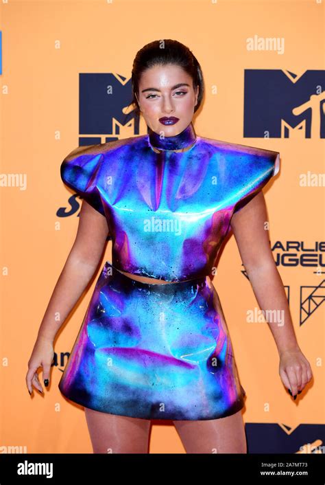 Noa Kirel Attending The Mtv Europe Music Awards 2019 Held At The Fibes Conference Exhibition Centre Of Seville Spain Stock Photo Alamy