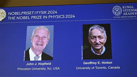 Nobel Prize In Physics Awarded To John Hopfield And Geoffrey Hinton For Nobel Prize In Physics Awarded To John Hopfield And Geoffrey Hinton For