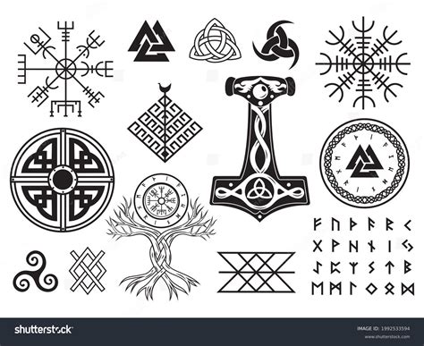 Norse Viking Warrior Symbols Norse Viking Warrior Symbols